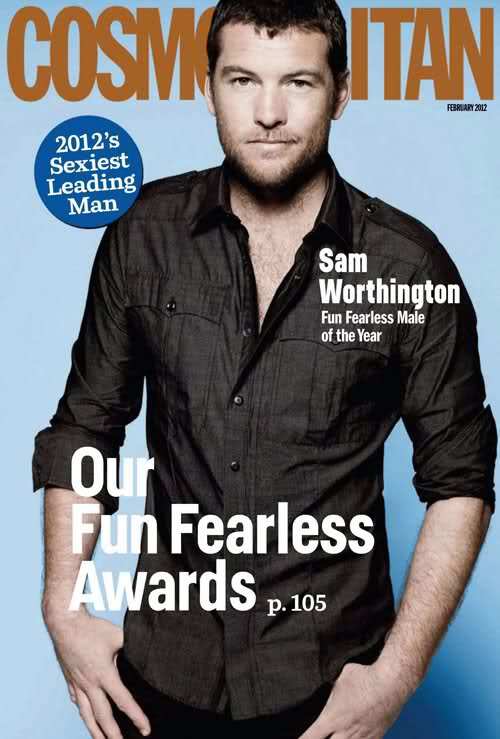 Сэм Уортингтон в журнале Cosmopolitan. Февраль 2012