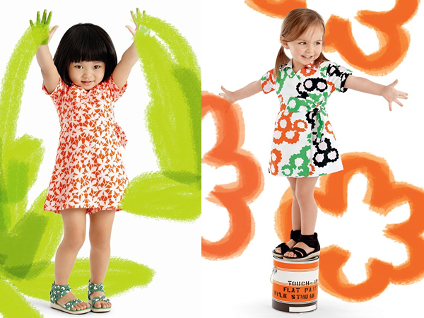 Дайана фон Фюрстенберг снова сотрудничает с  Gap над коллекцией детской одежды
