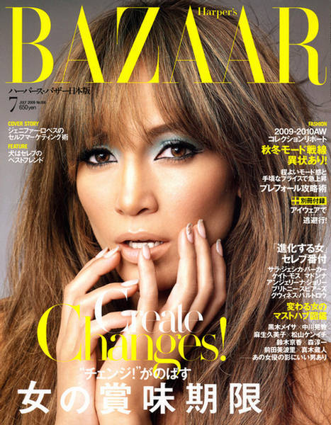 Дженнифер Лопес в журнале Harper’s Bazaar. Япония. Июль 2009