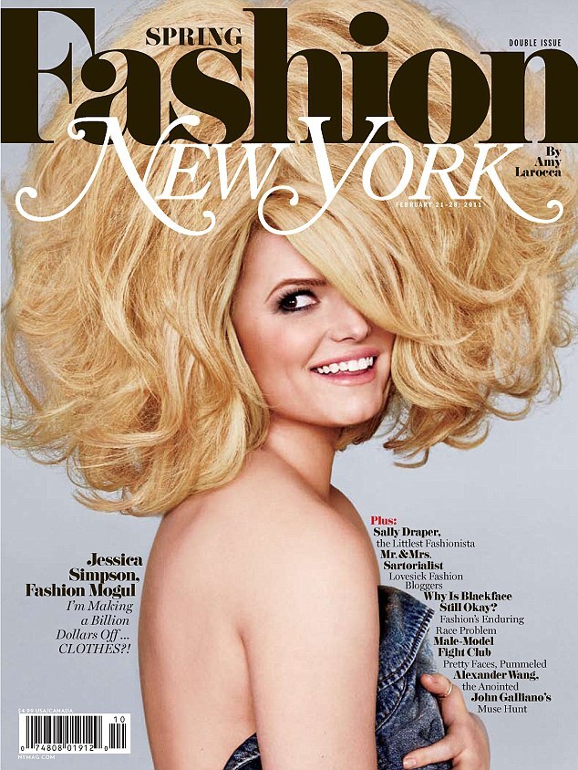 Джессика Симпсон в журнале Fashion New York. Весна 2011