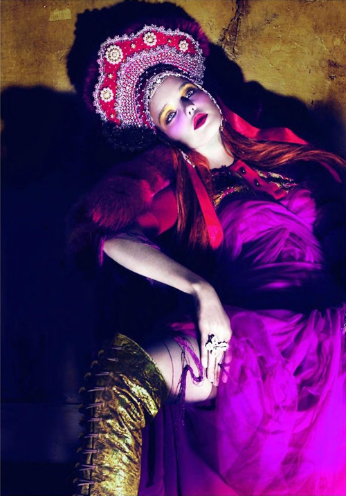 Наталья Водянова в журнале Vogue Paris. Апрель 2010
