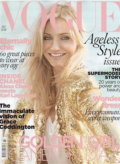 Кэмерон Диаз в журнале Vogue. Июль 2010
