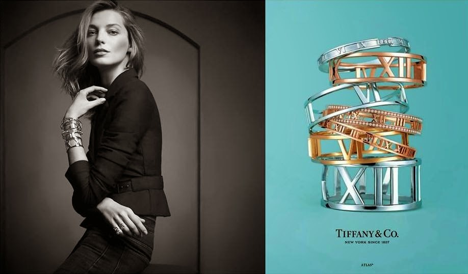 Дарья Вербова в рекламной кампании Tiffany & Co. Весна / лето 2014