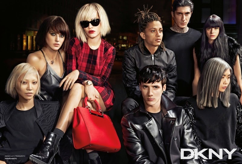 Рита Ора в рекламной кампании DKNY. Осень 2014