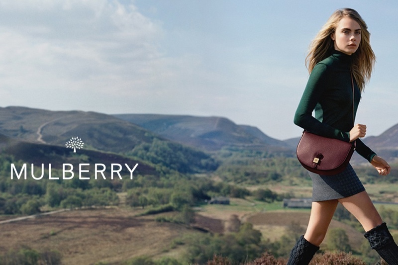 Кара Делевинь в рекламной кампании Mulberry Осень / Зима 2015. Продолжение