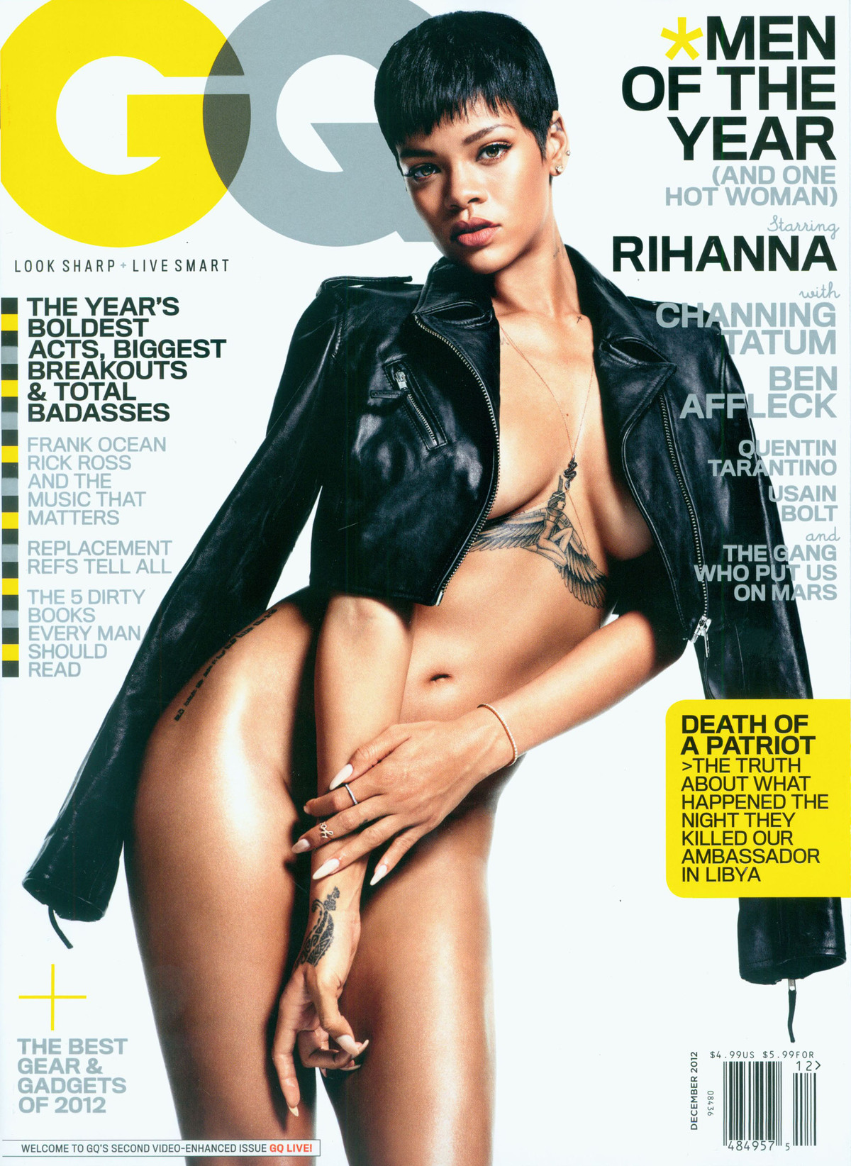 Рианна в журнале GQ. Декабрь 2012