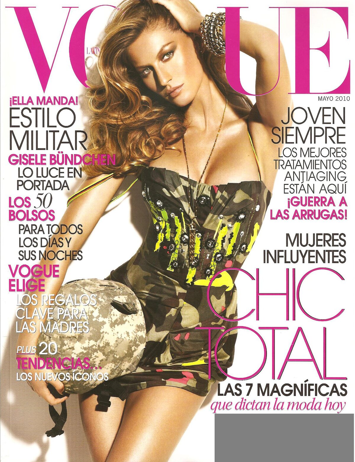 Жизель Бундхен в латинском Vogue. Май 2010