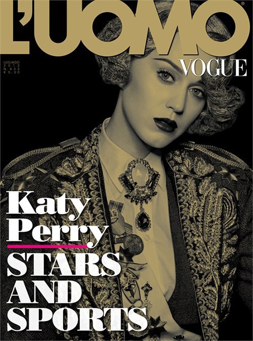 Кэти Перри в журнале L&#39;Uomo Vogue. Июль - Август 2012