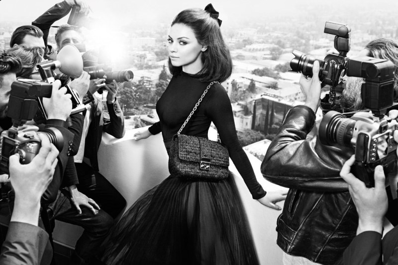 Первый взгляд на Милу Кунис в рекламной кампании Miss Dior. Осень / зима 2012-2013