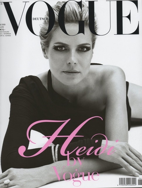 Хайди Клум в журнале Vogue. Германия. Июнь 2009