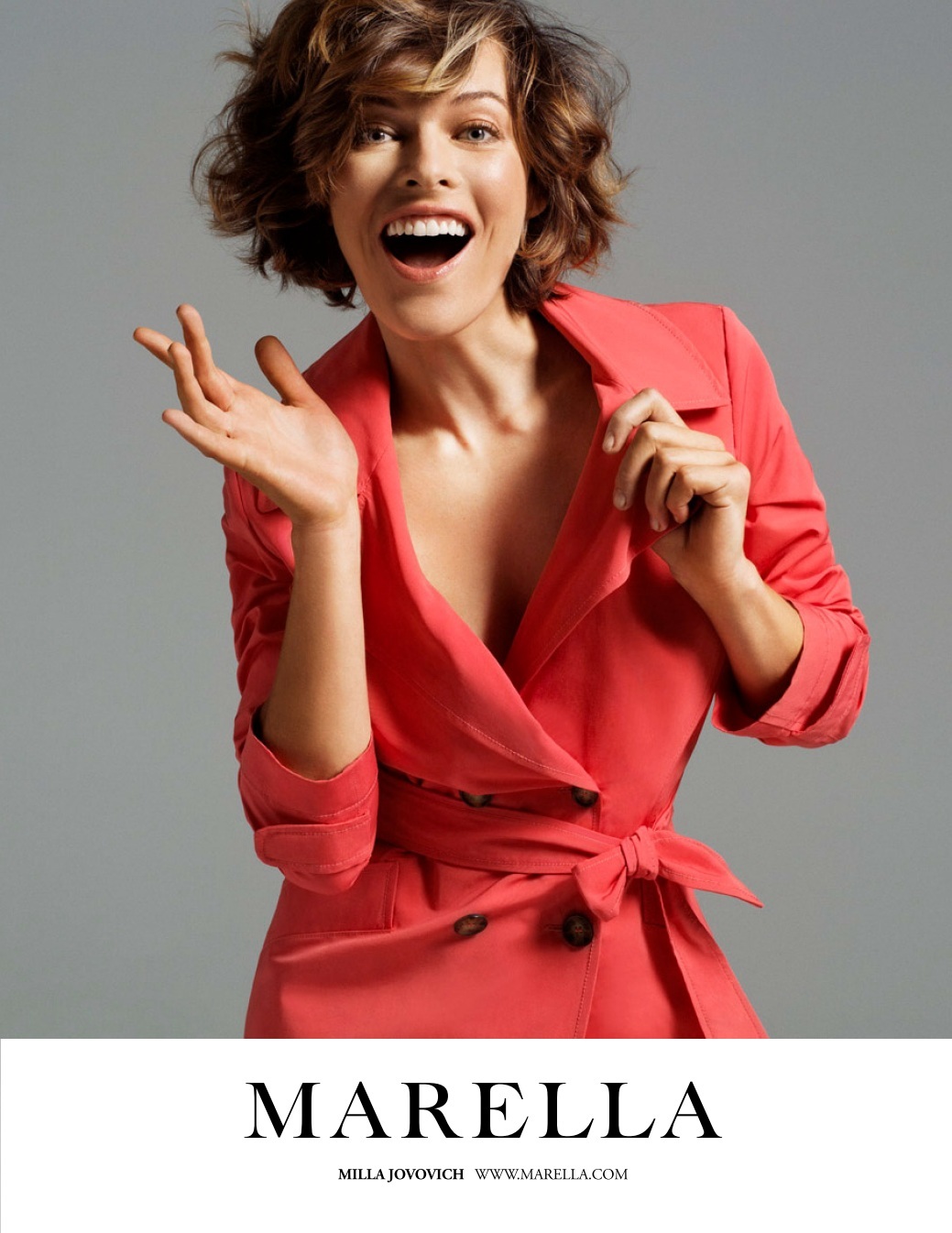 Милла Йовович в рекламной кампании  Marella