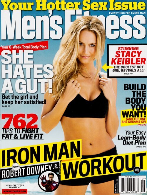 Стейси Киблер в журнале Men&#39;s Fitness. Июнь 2012