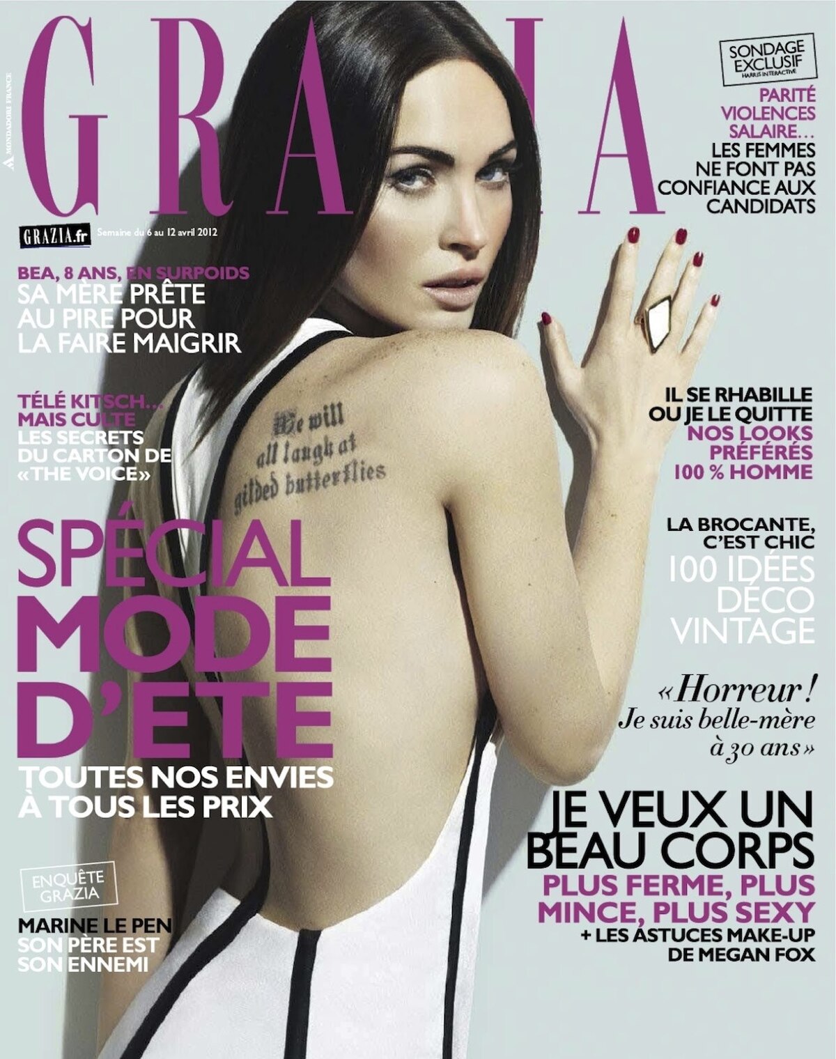 Меган Фокс в журнале Grazia Франция. Апрель 2012