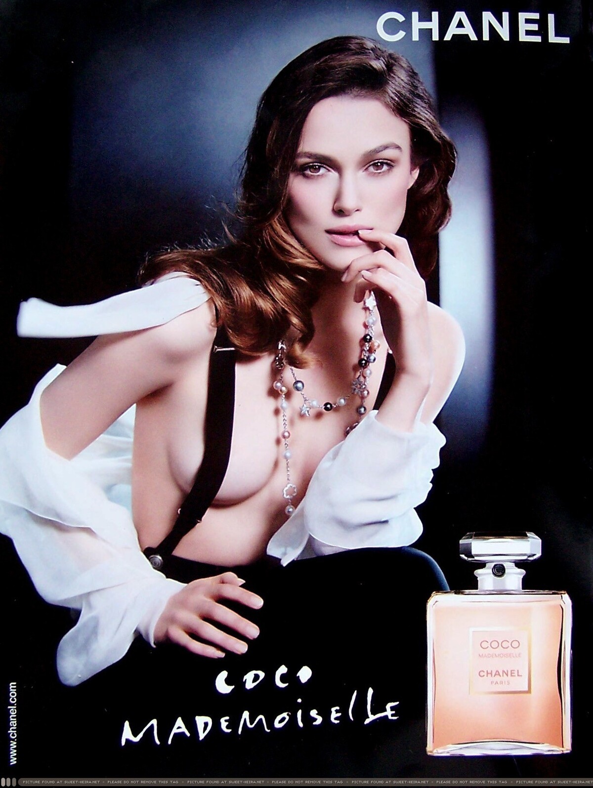 Кира Найтли топлесс в рекламе Chanel