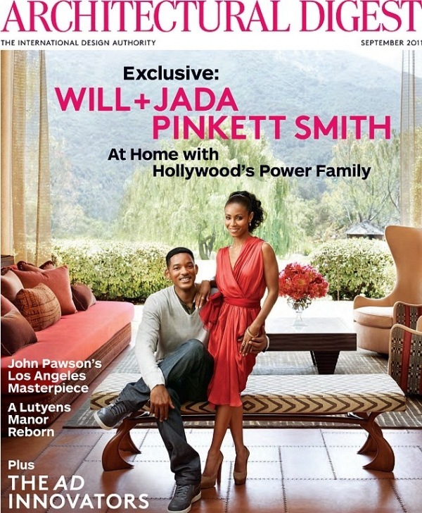 Уилл Смит и его семья в журнале Architectural Digest. Сентябрь 2011