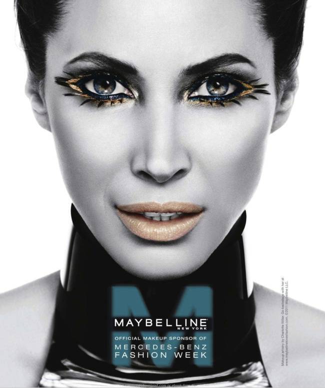 Рекламная кампания Нью-йоркская неделя моды Maybelline