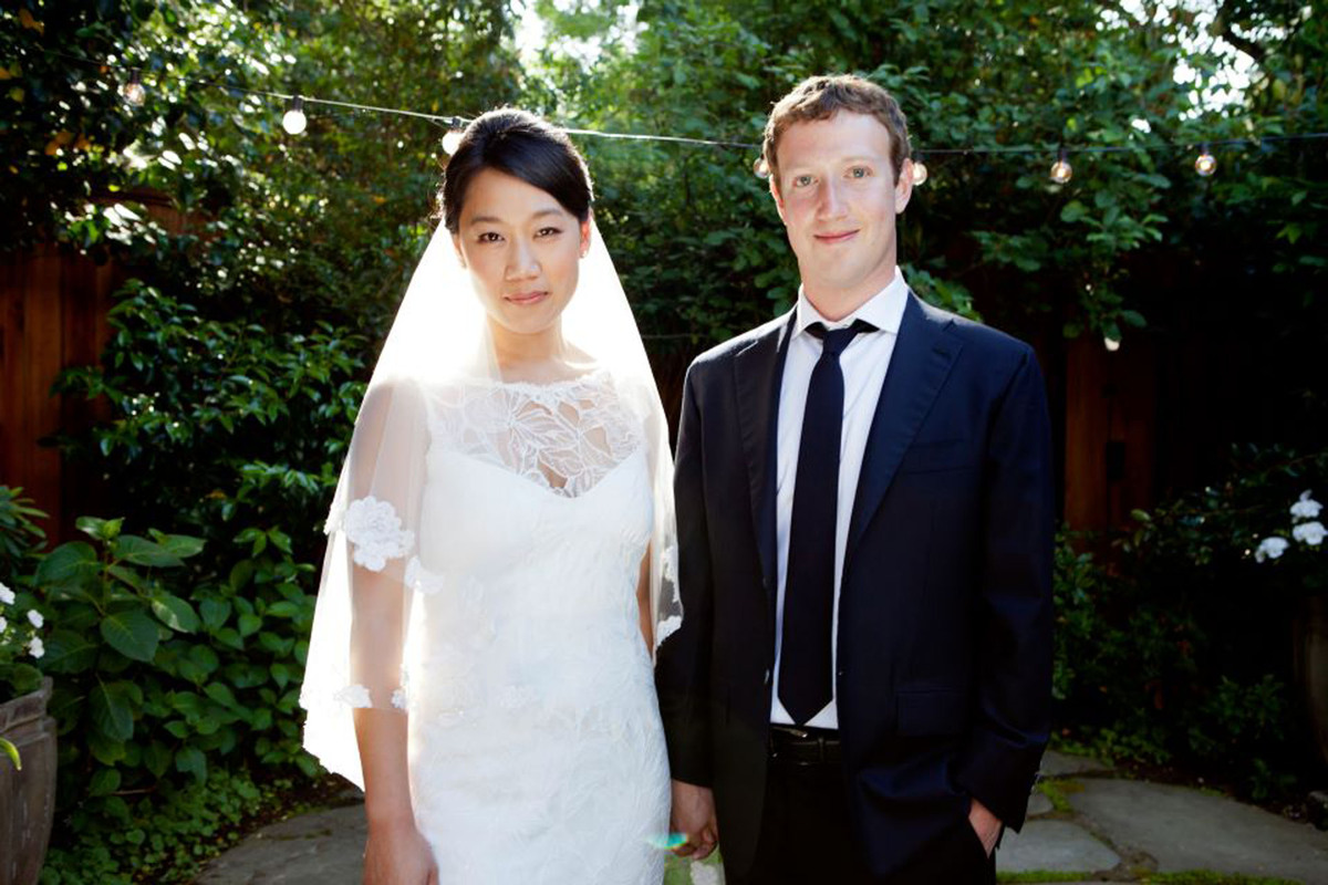 Основатель Facebook Марк Цукерберг женился