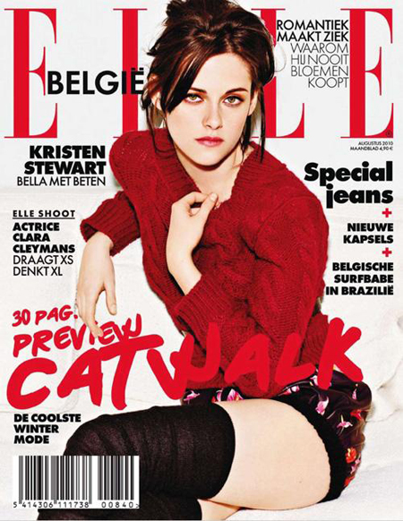 Кристен Стюарт в журнале Elle. Бельгия. Август 2010