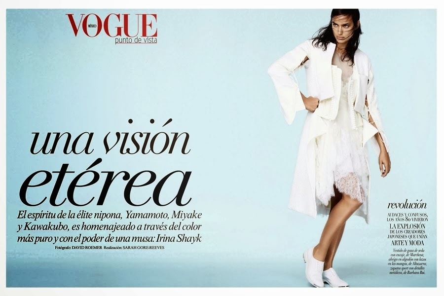 Ирина Шейк в журнале Vogue Мексика. Январь 2014