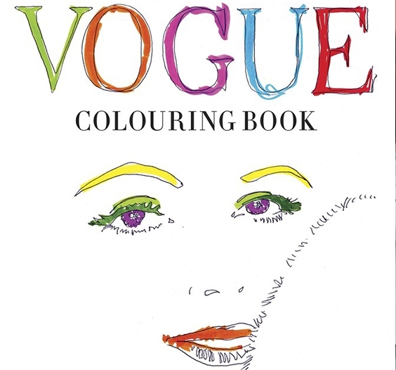 Журнал Vogue выпускает книжку-раскраску для взрослых