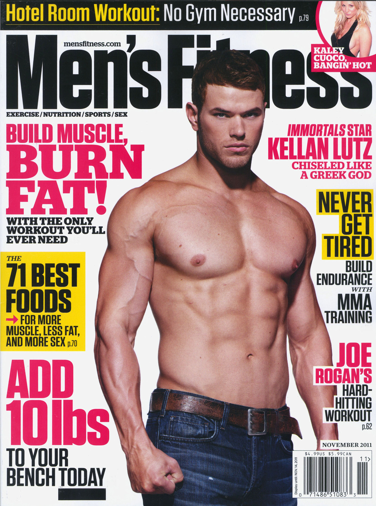 Видео: Келлан Латс на съемках для журнала Men's Fitness.