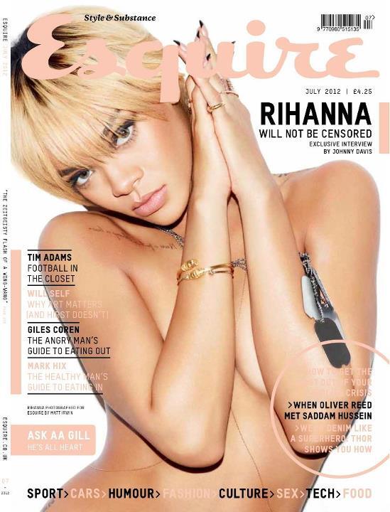 Рианна в журнале Esquire Великобритания. Июль 2012