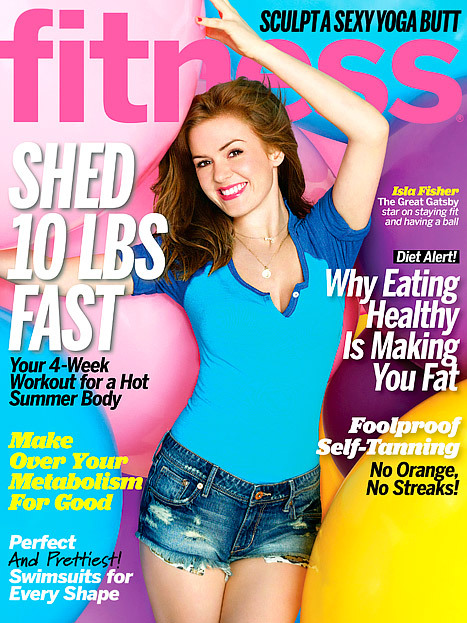 Айла Фишер в журнале Fitness. Май 2013