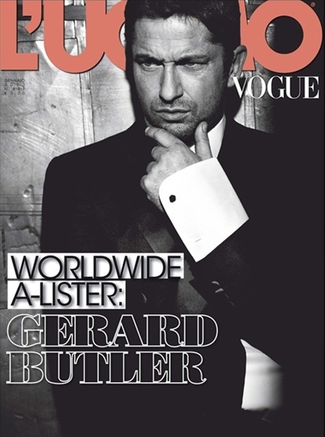 Джерард Батлер в журнале L&#39;Uomo Vogue. Январь 2013