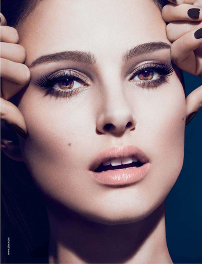 Натали Портман в рекламной кампании туши Dior