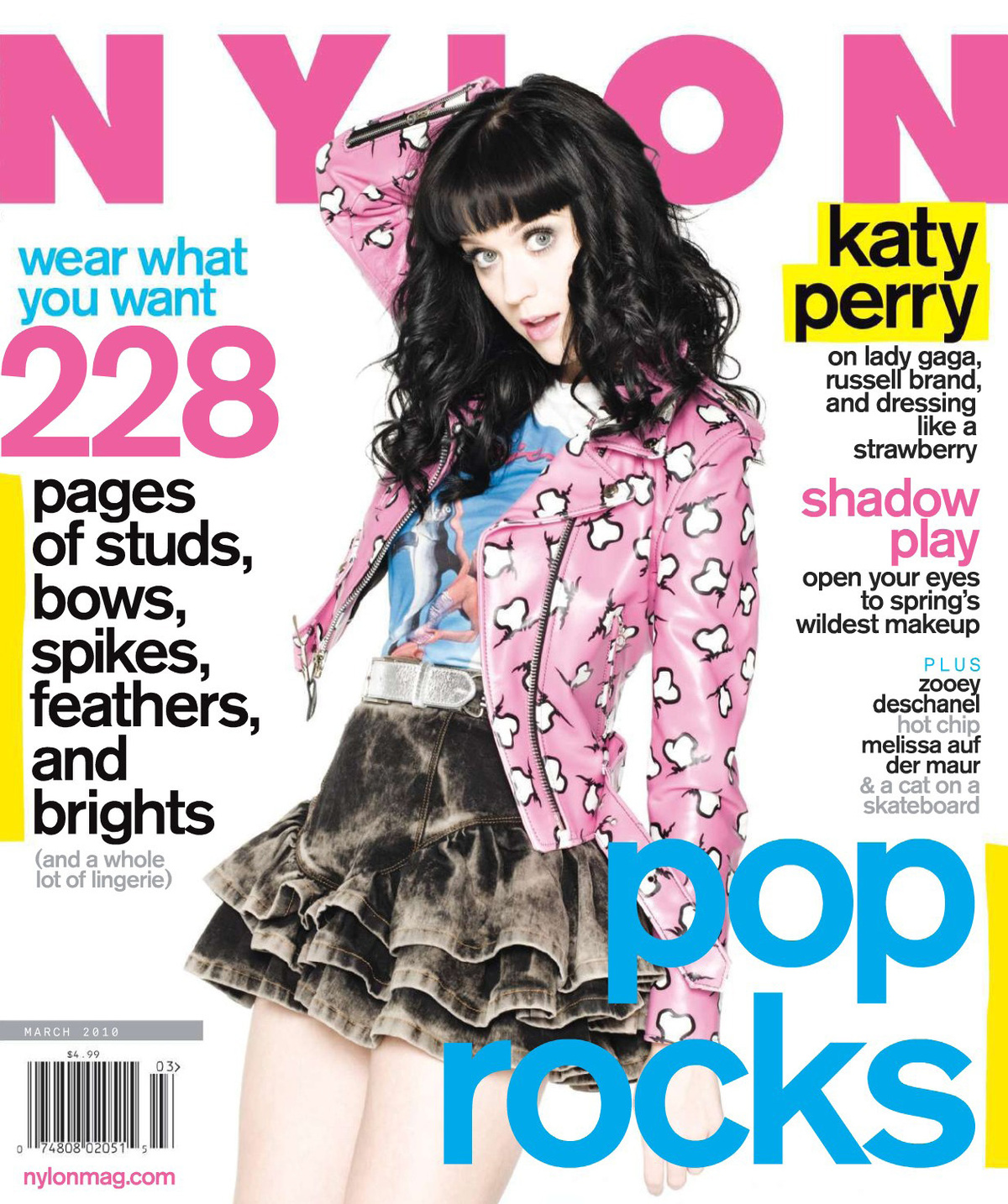 Кэти Перри в журнале Nylon. Март 2010