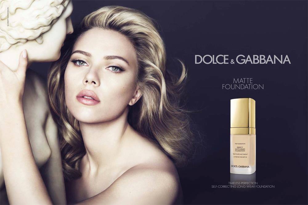 Скарлетт Йоханссон в рекламе нового косметического продукта Dolce & Gabbana