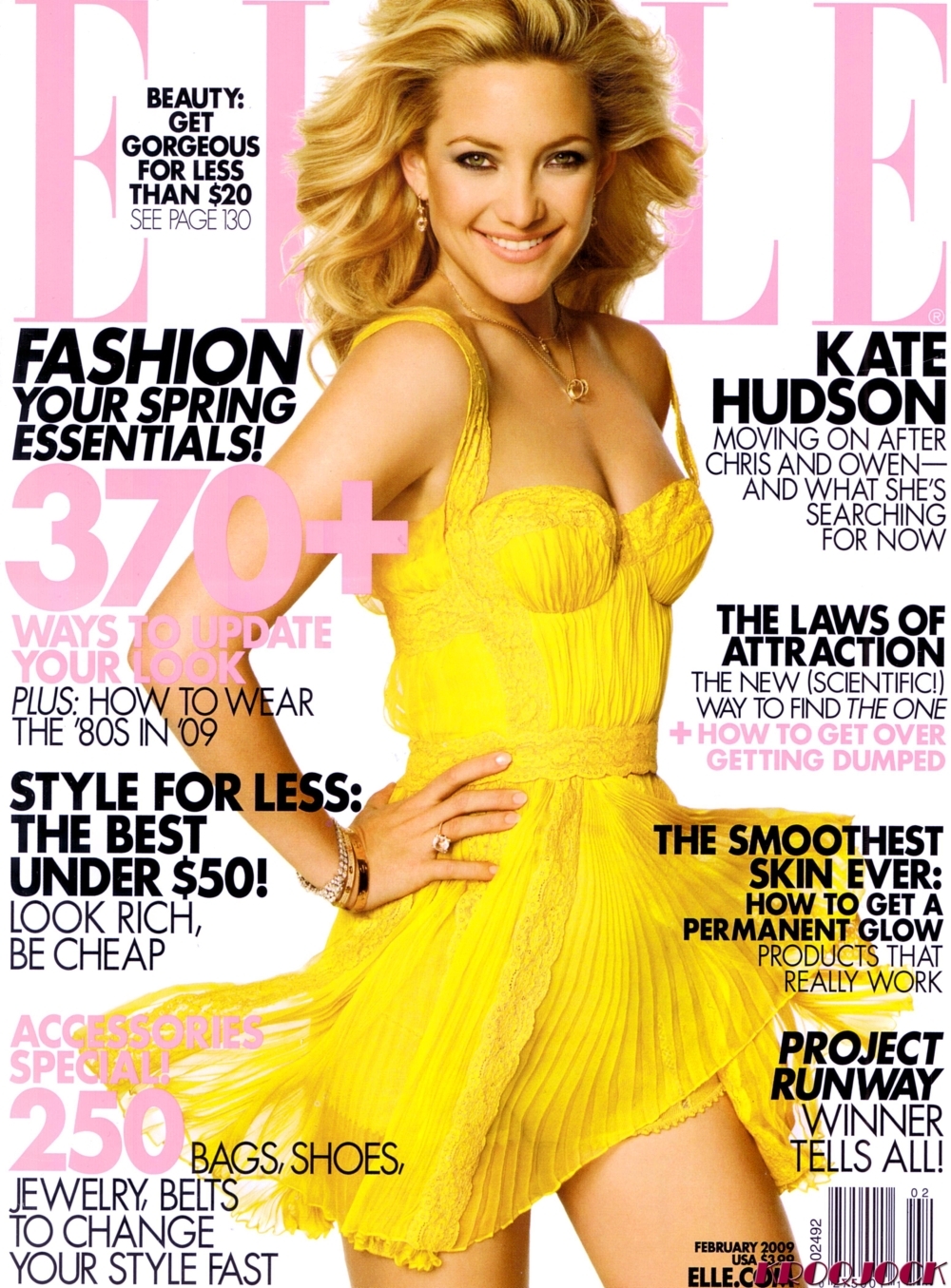 Кейт Хадсон в журнале Elle. Февраль 2009