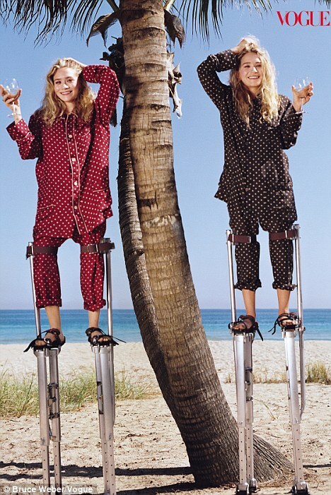 Мэри-Кейт и Эшли Олсен в журнале Vogue. Апрель 2011