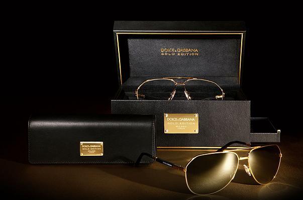 Интересные штучки: золотые очки от Dolce & Gabbana