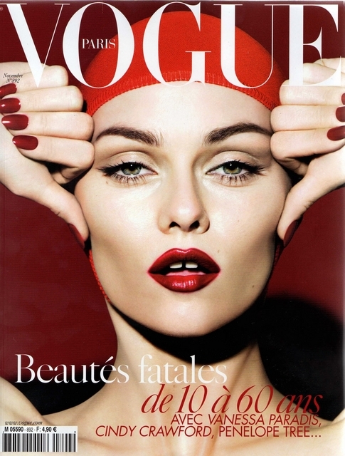 Ванесса Паради во французском Vogue. Ноябрь 2008