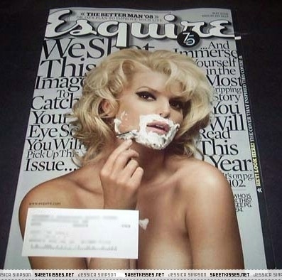 Джессика Симпсон на обложке Esquire
