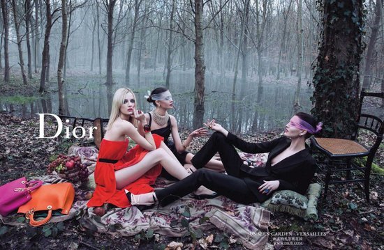Рекламная кампания Dior Secret Garden 2 Versailles. Осень 2013