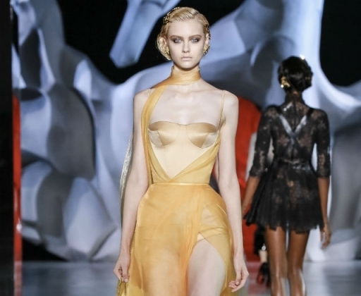 Модный показ новой коллекции Ulyana Sergeenko Haute Couture. Осень / зима 2014-2015