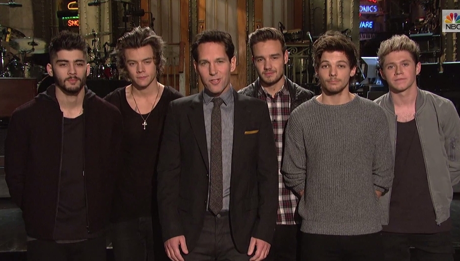 Пол Радд и One Direction в промо-ролике шоу SNL