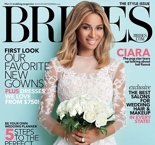 Сиара в журнале Brides. Август / сентябрь 2014
