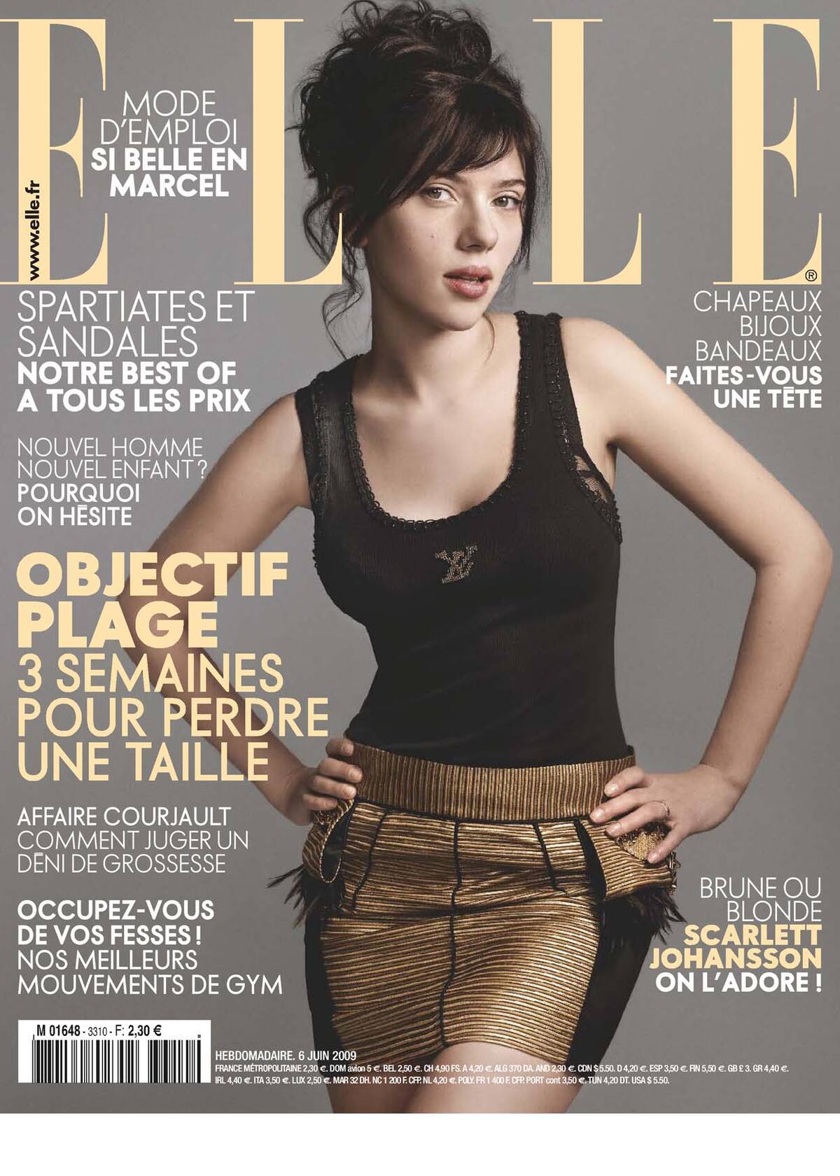 Скарлетт Йоханссонc в журнале ELLE. Франция. Июнь 2009