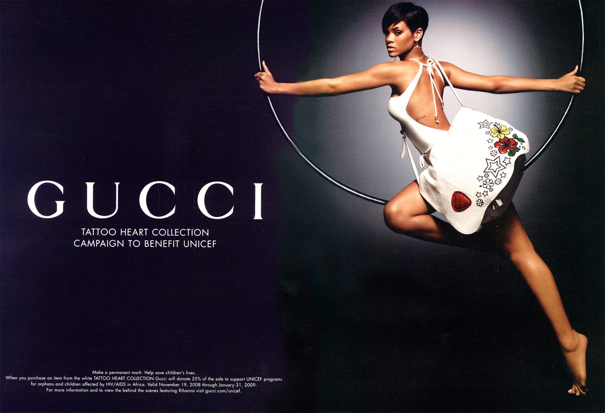Рианна для Gucci/Unicef