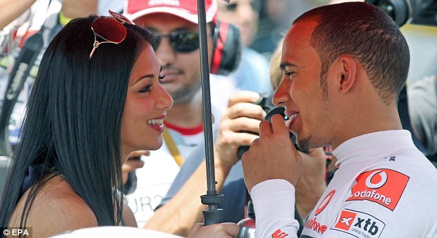 Николь Шерзингер и Льюис Гамилтон на Grand Prix в Турции