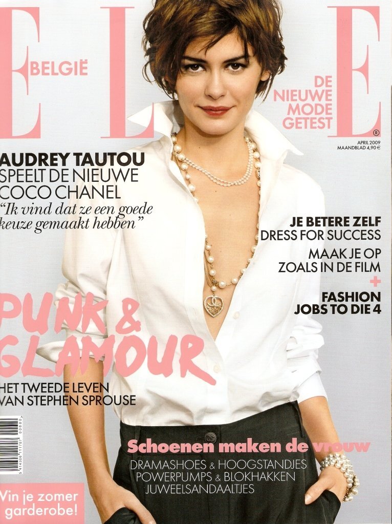 Одри Тату в журнале Elle. Бельгия. Апрель 2009