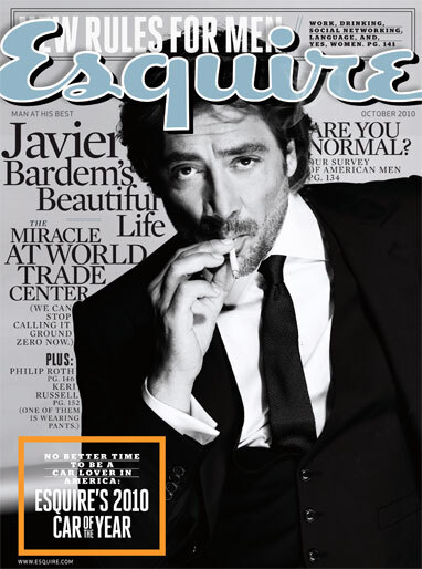 Хавьер Бардем в журнале Esquire. Октябрь 2010