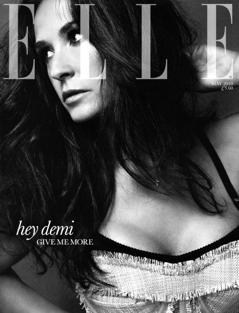 Деми Мур в журнале Elle. Май 2010