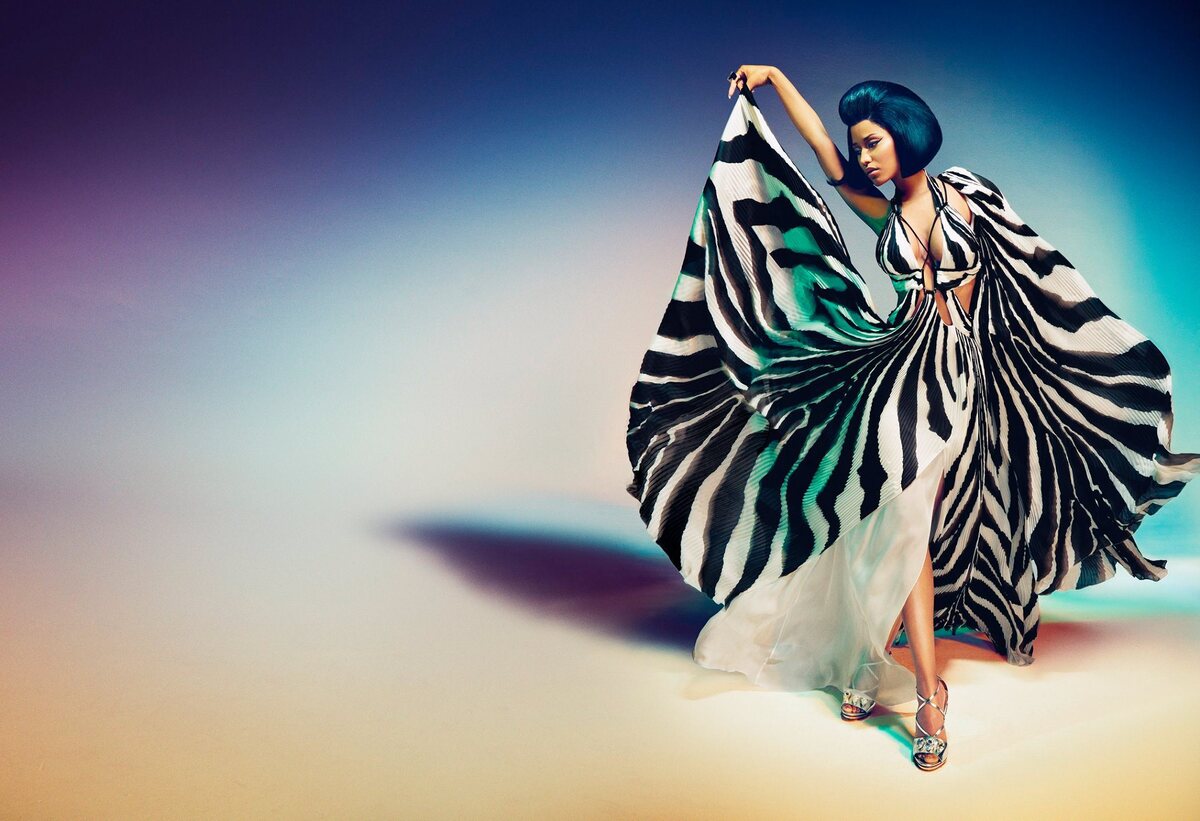 Ники Минаж в рекламной кампании Roberto Cavalli. Весна / лето 2015