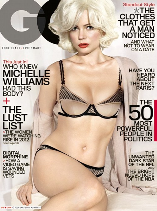 Мишель Уильямс в журнале GQ. Февраль 2012