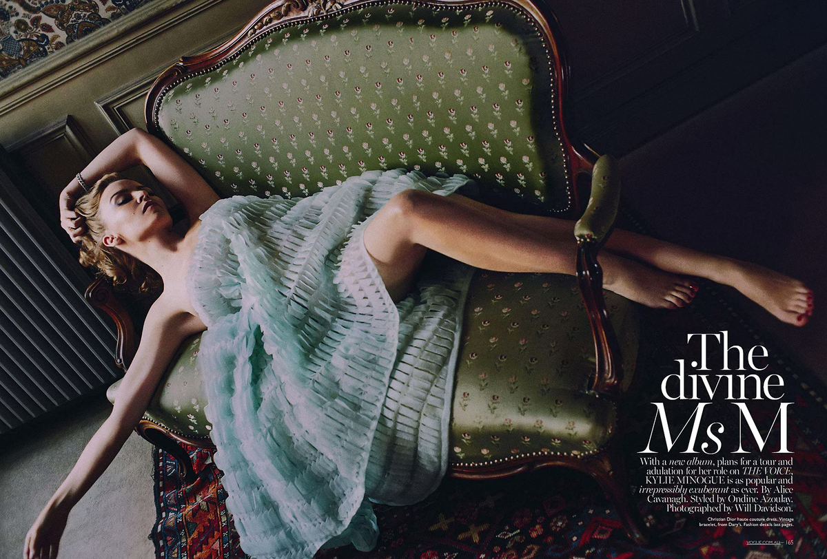 Кайли Миноуг в журнале Vogue Австралия. Май 2014