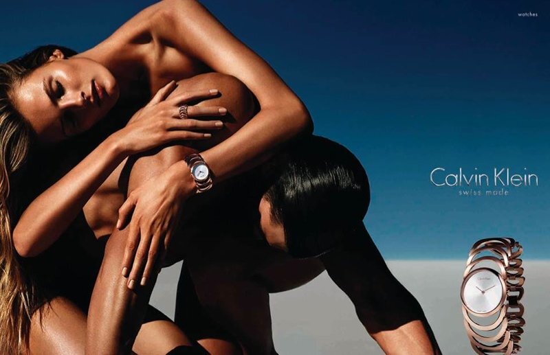Рекламная кампания часов и ювелирных украшений Calvin Klein. Весна / Лето 2014